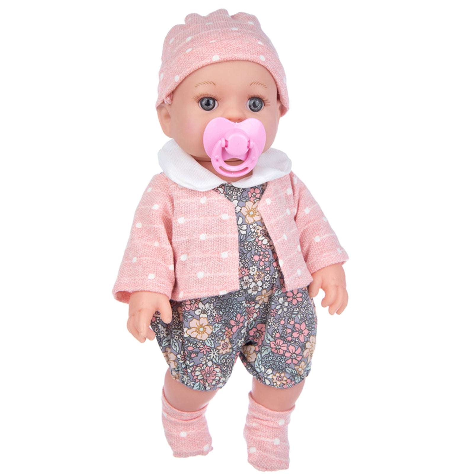 JULYING Big Eyes Reborn Baby Dolls Girls 12 Inches Realistic Weighted