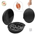 thumbnail image 2 of JYS Rugby-Shaped Hard Carrying Case for Meta Quest 3 - Shockproof VR Headset & Controller Storage Bag, Portable Anti-Scratch Travel Pouch with Custom Accessory Compartments, 2 of 11