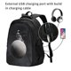 thumbnail image 2 of Disketp Astronaut Sitting On Mercury Planet Mochila de Viaje Estampada para Laptop con Puerto de Carga USB, Mochila Impermeable para Computadora – Regalo para Hombres y Mujeres, 2 of 7