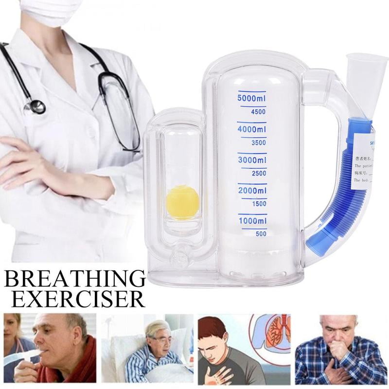 Incentive Spirometer 5000mL Professional Deep Breathing Exerciser Lung