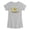 HEATHER GREY, variant on - Soccer Jersey - Toddler Girls Fitted Short Sleeve T-Shirt