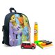 thumbnail image 3 of Fiesta de Palabras Mochila Escolar para Niños y Niñas, Mochila Infantil Ligera de Alta Calidad, Grande y Duradera Azul, 3 of 6
