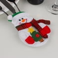thumbnail image 3 of Advancent Soporte para cubiertos, bolsa para tenedor, suministros para vacaciones, mano de obra fina, vajilla multiusos, decoraciones, contenedor Kits de decoración para fiestas Muñeco de nieve, 3 of 6