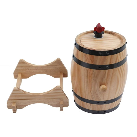 Wine Oak Barrels, Whiskey Barrel Dispenser Oak Aging Barrels Home Whiskey Barrel Decanter For Wine Spirits Beer Liquor