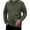 Army Green, variant on Mens Lapel Polo Shirts Casual Long Sleeve Button Down Textured Shirt Fall Fashion Collared Lightweight Basic Clothes