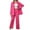 Hot Pink womens outfit sets, variant on clear 50% off Usmixi Blazer Sets for Women Suit Coat Sets for Women Business Casual Button Lapel Blazer Jacket and Wide Leg 2 Piece Outfits Matching Set Solid Lounge Sets with Pocket Holiday