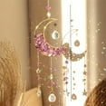 thumbnail image 4 of Gorgeous Crystal Moon Star Suncatcher - Add a Magical Window Rainbow to Your Home, Garden, Bedroom & More!, 4 of 5