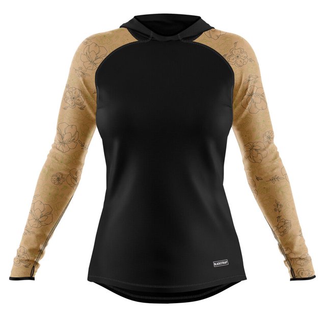 BLACKSTRAP Haut de Base Thermique à Capuche pour Femmes Dessiné, TP