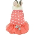 thumbnail image 4 of HQREA Cute Bunny Rabbit Dress Clothes for Mini Dog, Small Animal Easter Costume Outfits, 4 of 6