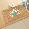 thumbnail image 4 of Entrance Doormat Funny Floor Mat Door Matts Outdoors Hello Summer Door Mat Easy Clean Patio Porch Entryway Mat 5x3 Rugs for Entryway Funny Cat Welcome Mat Front Door Mat Entrance 16x24IN, 4 of 4