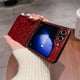 thumbnail image 4 of Luxury PU leather Samsung Galaxy Z Flip 5 4 3 Flip5 Flip4 Flip3 5G PC hard shell Shockproof Protective Cover, 4 of 4
