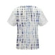 thumbnail image 5 of ICHUANYI Clearance Women Fashion Summer Sexy Fold Printed Regular Women Short Sleeves V Neck Button Top(Light Blue, XL) ICHUANYI WER2023080805875, 5 of 5