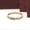 Yellow, variant on 18k White Gold Plated 0.25ct Solitaire Engagement Ring for Women – Classic Baguette-Cut Promise Ring – Elegant Jewelry Gift
