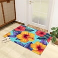 thumbnail image 4 of Floral Rugs for Living Room - 6x9 Rug - Floral Rug - Tropical Plant Area Rug - Girls Colorful Flower Rugs - Multicolor Carpet, 4 of 7