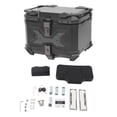 thumbnail image 2 of Caja Trasera Para Maletero De Motocicleta, aleación De Aluminio, 45 L, Impermeabilizante, Caja Trasera Para Motocicleta, Anticaída, Con Cojín De Respaldo Para Motos, 2 of 7