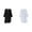 Black 1PCS & White 1PCS, variant on LUOGENLI 2 Pack Little Girl's Kids Swimsuit Beach Cover up for Girl Chiffon Shirt Bikini Beachwear Bathing Suit Beach Dress Swim Coverup The 7th of July Shirts for Girls 12-14 Summer XL