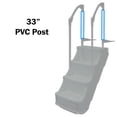 thumbnail image 2 of Replacement 33" PVC Post for Drop-In Step - Above Ground Pools, 2 of 2