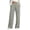 Gray, variant on Ixbnca Women's Sports Pants Loose Pleated High Waist Pockets Yoga Pants Dressy Wide Leg Casual Business Trousers