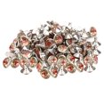thumbnail image 2 of 100 Uds. Remache de diamante de tubo de diamantes de imitación de cristal para equipaje/zapatos/sombreros/accesorios de ropa9mm corazón rosa diamante blanco, 2 of 5