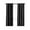 Black, variant on Boho White Stripes Blackout Curtains 45 Inches Long for Bedroom, Triangle Arrow Geometric Abstract Art Thermal Insulated Room Darkening Black Out Window Curtain Panels Grommet Drapes for Living Room