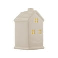 thumbnail image 1 of Ceramic Christmas Village Houses with LED Lights, Remote Control for Holiday Decor, Farmhouse Style for Mantle and Tabletop, 1 of 8