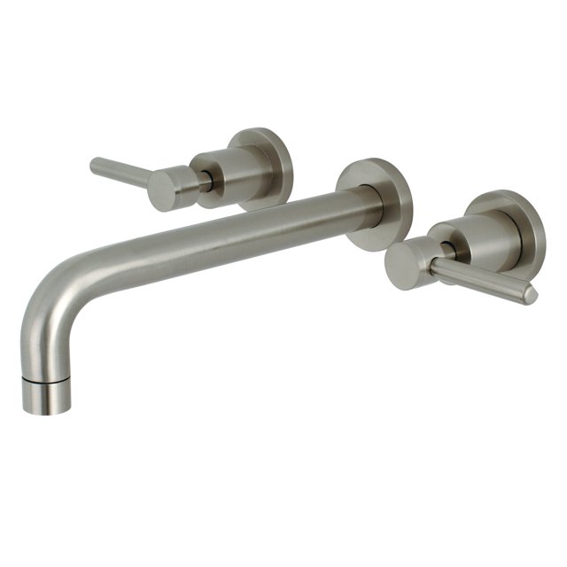 Kingston Brass KS8028DL Concord 2 Handle Roman Wall Mount Bathtub Faucet Set