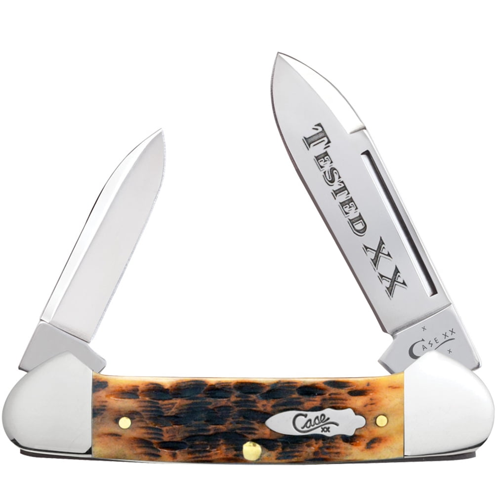 WR Case XX Pocket Knife 22374 CANOE BLADEWORK ANTIQUE BONE(62131 SS
