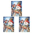 thumbnail image 2 of Kearding Pintura de diamante de Navidad Decoración de pared de diamantes de imitación Muñeco de nieve Pinturas para el hogar Type5 NO5, 2 of 6