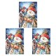 thumbnail image 5 of Ounissouiy Pintura de diamantes de Navidad Decoración de pared de diamantes de imitación Muñeco de nieve Pinturas para el hogar Type5 NO5, 5 of 6