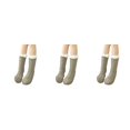 thumbnail image 2 of Jumpingount Paquete de 4 calcetines altos de invierno JK sobre la rodilla antideslizante estilo pijo calcetín largo cálido botas calcetería para Type1 NO1, 2 of 6