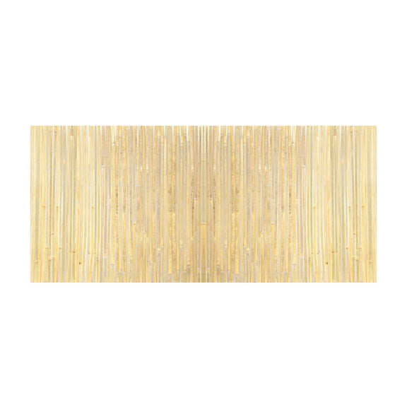 KFFKFF Bamboo Screen Divider, Sustainable Bamboo Privacy Barrier, 3 ft x 19.6 ft Decorative Panel for Outdoor, Garden, Patio, Pool Area