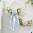 thumbnail image 6 of Wreath Sash For Front Door Cotton Wreath Satin Sash Garland Ribbon Accessories （3.7*60in）, 6 of 6