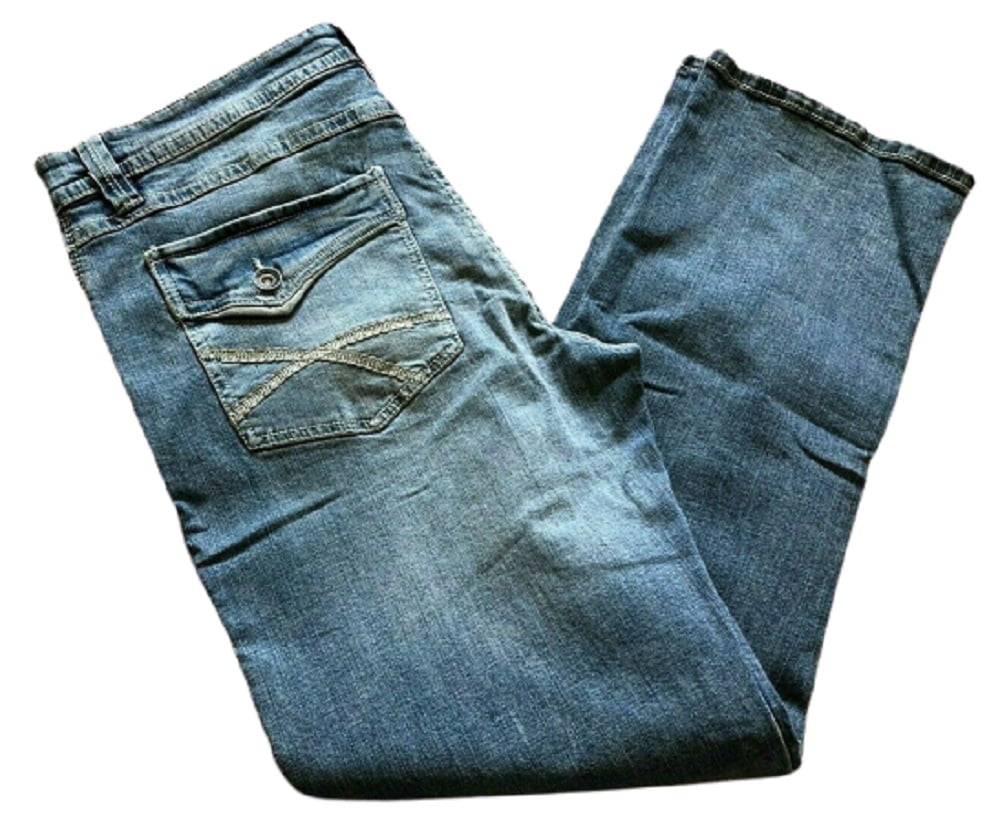 Axel Men's Slim Stretch Boot Cut Jeans In Water, 32x30 - Walmart.com