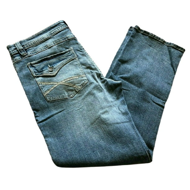 Axel - Axel Men's Slim Stretch Boot Cut Jeans In Water, 32x30 - Walmart ...