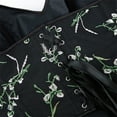 thumbnail image 6 of Corset Tops for Women Vintage Floral Bustier Lace Up Boned Overbust Lingerie Bodyshaper Top Bodysuit, 6 of 7