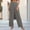 Gray wide leg palazzo pants for women a1, variant on Cagogo Women's High Waisted Wide Leg Pleated Palazzo Pants Summer Casual Loose Elastic Lounge Long Trousers Beach Vacation Work Clothes, Coffee M