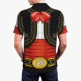 thumbnail image 3 of Balery CHARRO SUIT Printed Men’s Short Sleeve Polo Shirt, Midweight Men's Shirt,Golf Polo shirts -XX-Large, 3 of 8