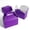 Dark Purple Treat Boxes, variant on 24 Pack Silver Paper Gable Boxes with Handles, Treat Goodie Party Favor Gift Box for Wedding, Birthday, Baby Shower, Graduation