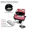 thumbnail image 4 of Chririnla Polyester Crossbody Purse Lightweight Portable Crossbody Bag for Hiking, Valentine's Day Heart Print Crossbody Bags, 4 of 7