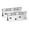 thumbnail image 1 of Bisagras De Acero Inoxidable Bisagras De Puerta Con Rodamiento De Bolas 100X 78X 2,5Mm 2 Uds Cateissary HA014270-00, 1 of 5