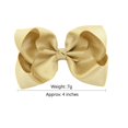 thumbnail image 2 of RAGUPEL 2 Pcs Big Bows for Girls,Secure Grip Hair Bows for Girls,Soft Finish Sleek Look Bows for Hair,Gold, 2 of 4