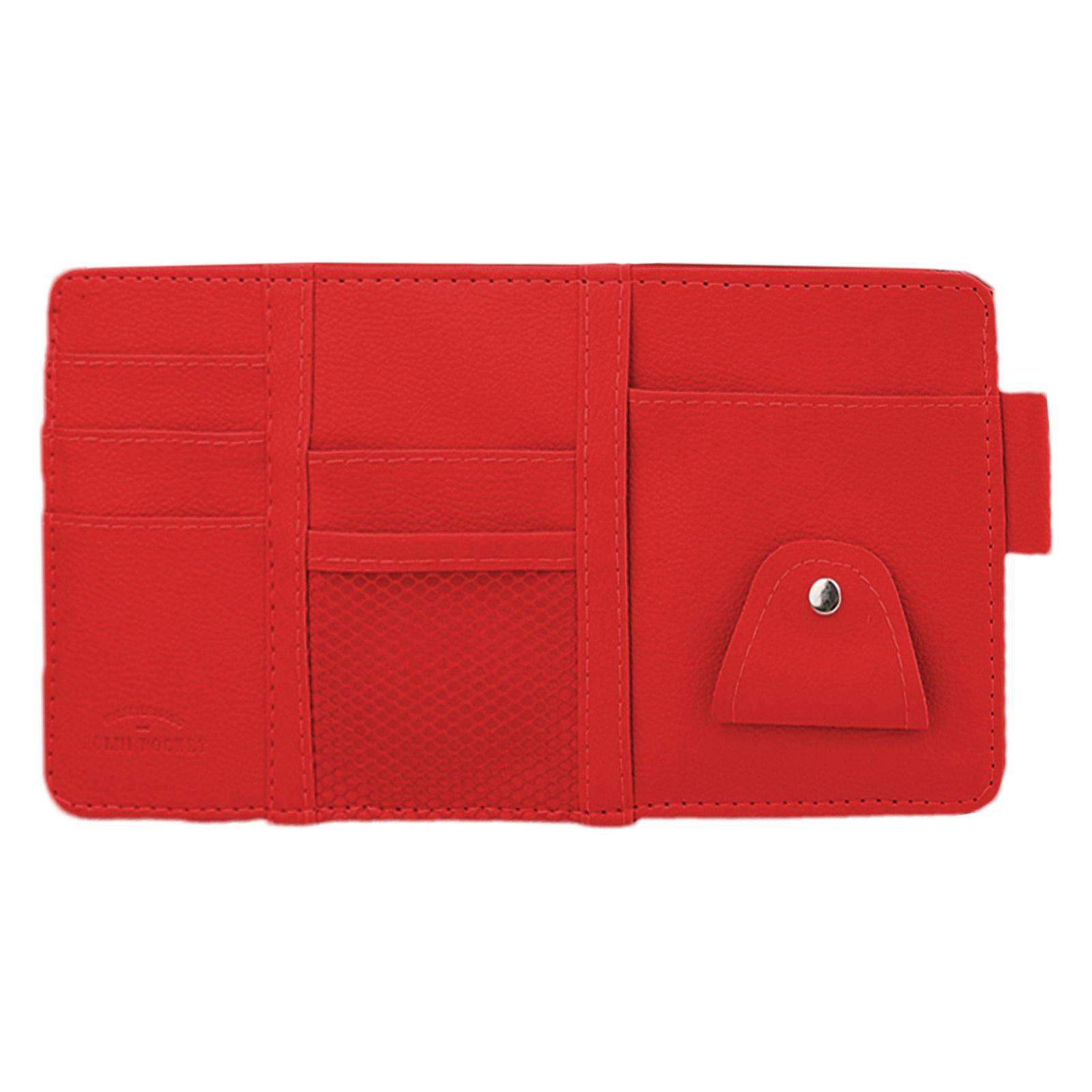 Sun Visor Organizer MultiFunction incar Glasses Clip Registration and Document Holder