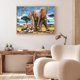 thumbnail image 3 of Cuadros Decorativos Elefante Animal Rhinestone pintura resina cuadrado diamante completo taladro 5D Art Decor Ehuebsd Nuevos Originales, 3 of 8