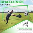 thumbnail image 6 of BOHEN 12x6FT/9x5FT/6x4FT Portable Metal Soccer Goal for Backyard with Carry Bag - Fun for Outdoor Indoor Training Games for Kids Adult, for Easy Storage and Transportation (12x6FT, 1 Piece, Green), 6 of 7