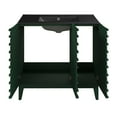 thumbnail image 6 of Cascade 36" Freestanding Bathroom Vanity in Green Oak with Black 3-Hole Widespread Sink Top, 6 of 7