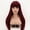 Red, variant on Qi Liu Hai Long Straight Hair Wig Headset | Natural And Realistic | Suitable For Multiple Occasions