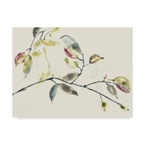 Trademark Fine Art 'Leaf Branch II' Canvas Art by Jennifer Goldberger