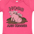 thumbnail image 4 of Inktastic Hogs and Kisses with Cute Pig Family Boys or Girls Baby Bodysuit, 4 of 5