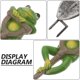 thumbnail image 3 of AURARMLET Estatua De Rana De Resina Decorativa Para Jardín Con Multicolor, 3 of 7
