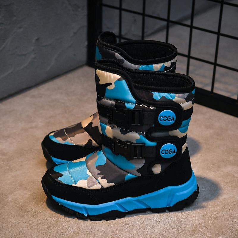 COGA Camo Kids Winter Snow Boots 